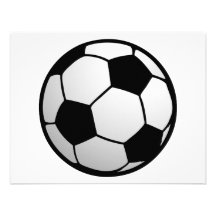 Custom SoccerBall for soccer Teams and Soccer Fans Personalized Announcement