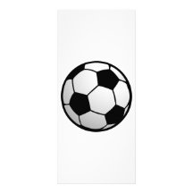 Custom SoccerBall for soccer Teams and Soccer Fans Custom Rack Cards