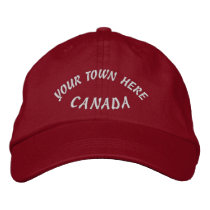 Custom Souvenir Baseball Cap Custom Canada Cap