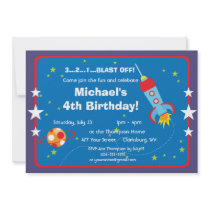 Custom Spaceship Invitation