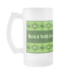 Custom St. Patrick's Green Irish BeerMug / Stein