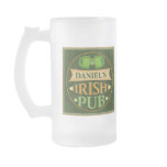 Custom St. Patrick's  Irish Pub Beer Mug / Stein
