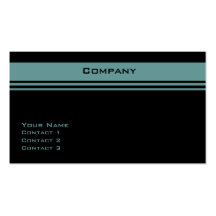 Custom Stripe (Blue/Green) Business Cards