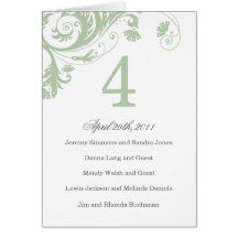 Custom - Table Seating Cards