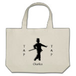 Custom Tap Dance Silhouette Tote Bag