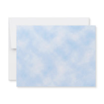 Custom Template: Blue Sky With Clouds Personalized Invitations