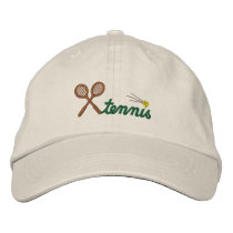 Custom Tennis Embroidered Hat