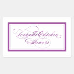 Custom_Teriyaki Chicken Skewers Rectangular Sticker