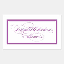 Custom_Teriyaki Chicken Skewers Rectangular Sticker