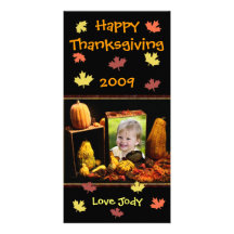 Custom Thanksgiving / Holiday Photo Card