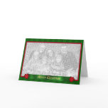 Custom Traditional Christmas Holiday Greeting Card