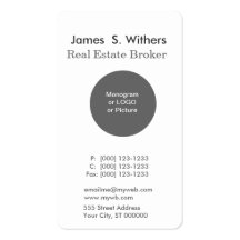 Custom Trendy Modern Simple Logo or Photo Business Cards