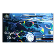 Custom truck business cards