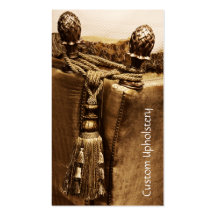 Custom upholstery business card template