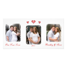 Custom Valentine's Day Love Photo Card