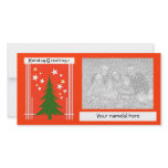 Custom Vintage Christmas Holiday Photo Card