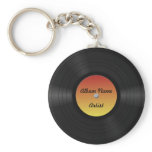 Custom Vinyl Record Keychain