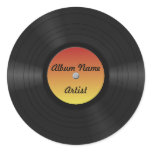 Custom Vinyl Record Stickers