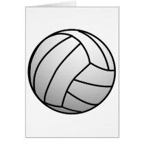 Custom VolleyBall Sports Product Greeting Card