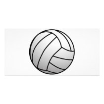 Custom VolleyBall Sports Product Customized Photo Card