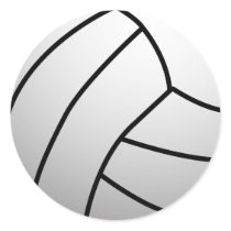 Custom VolleyBall Sports Product Sticker