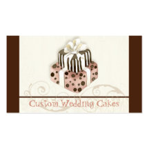 Custom Wedding Cake Business Cards