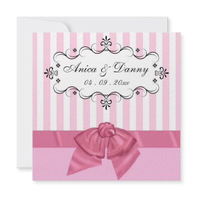 Custom Wedding Invitations - for Anica & Danny by SquirrelHugger