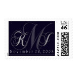 Custom Wedding Monogram Postage