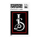 Custom Wedding Monogram Postage J and S