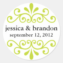 Custom Wedding Sticker 001 stickers