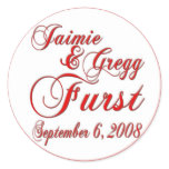 Custom Wedding Stickers