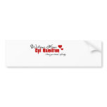CUSTOM: Welcome home bumper sticker