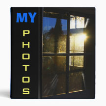 Custom Window Photo Binder