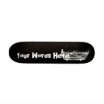 Custom X-Ray Skeleton B&W Bath Time Boards skateboards