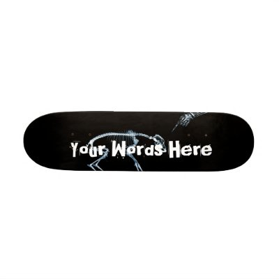 Custom X-Ray Skeleton Bad Dog Blue Boards by VoXeeD