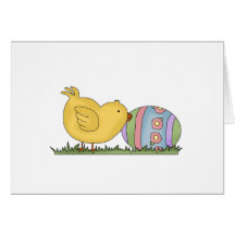 CUSTOMEASTERCHICKEGG GREETING CARD