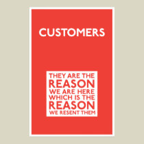 Customers Office Print posters