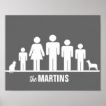 Customisez une famille de l'affiche cinq