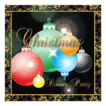 Customisez votre invitation de dîner de Cristmas