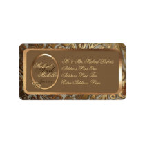 Customizabe Wedding Keepsake Return Address Label labels