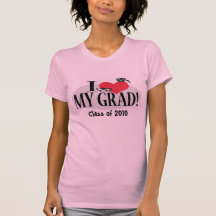 CustomizabIe Love My Grad Template Tee Shirts