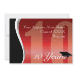 Customizable 10 Year Class Reunion invitations