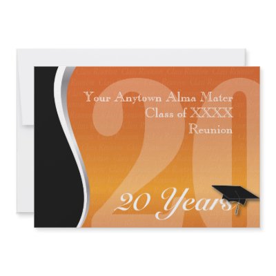 Customizable 20 Year Class Reunion by lovescolor