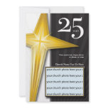 Customizable 25 Year Church Anniversary Custom Announcement