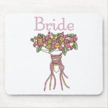 Customizable 2 Brides Gay Wedding Tees, Gifts Mouse Pad