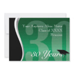 Customizable 30 Year Class Reunion invitations