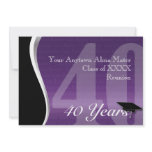 Customizable 40 Year Class Reunion Custom Invitations