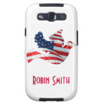 Customizable American Flag Flying Dove Case Galaxy S3 Case