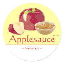 Customizable Applesauce Stickers