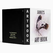 Customizable Art Book, Avery Binder